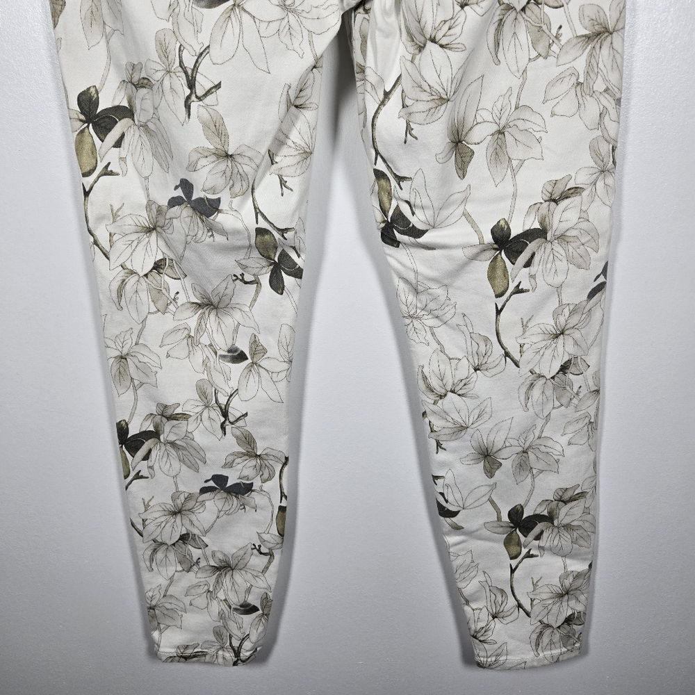 Buffalo David Bitton Floral Hi Rise Soft Stretch Ankle Skinny Jeans Size 4/27 - Picture 11 of 16